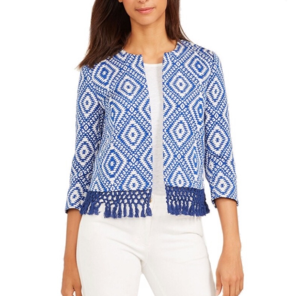 NEW J. MCLaughlin fringe jacket